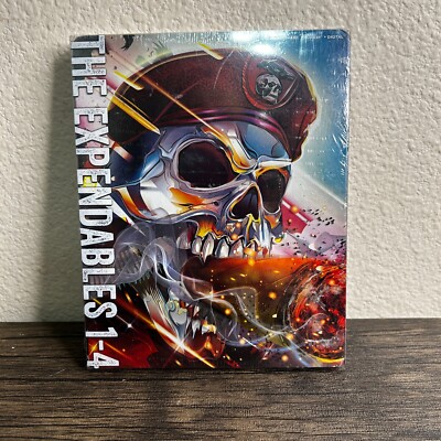 The Expendables Movies 1-4 Steelbook NEW   4K ULTRA HD + BLU-RAY+ DIGITAL 3528