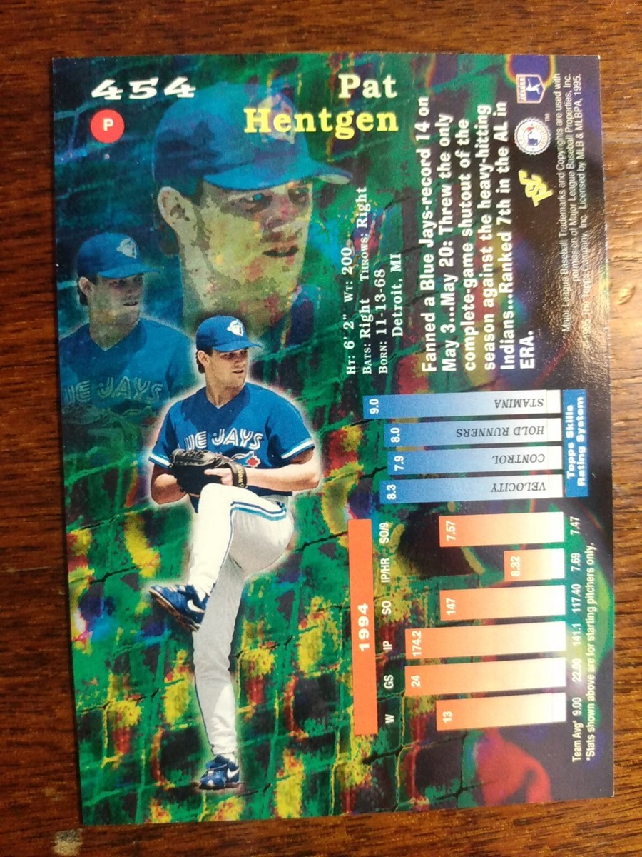 1995 Stadium Club 454 Pat Hentgen | eBay