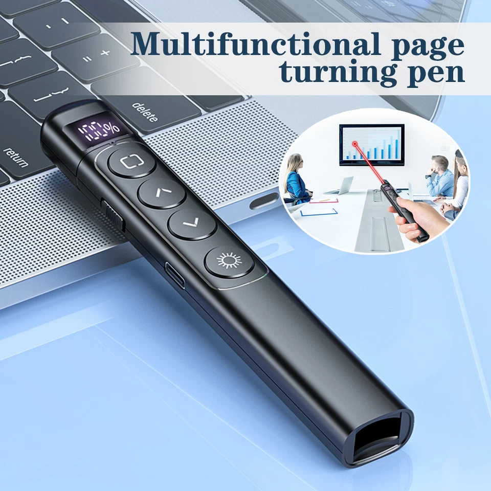 Wireless Presenter Remote Control PPT Presentation Clicker Page Turning Pen - Image 4 of 4