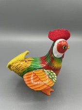 Vintage Tin Toy Chicken Rooster Wind Up Key Made In Japan 5 /5
