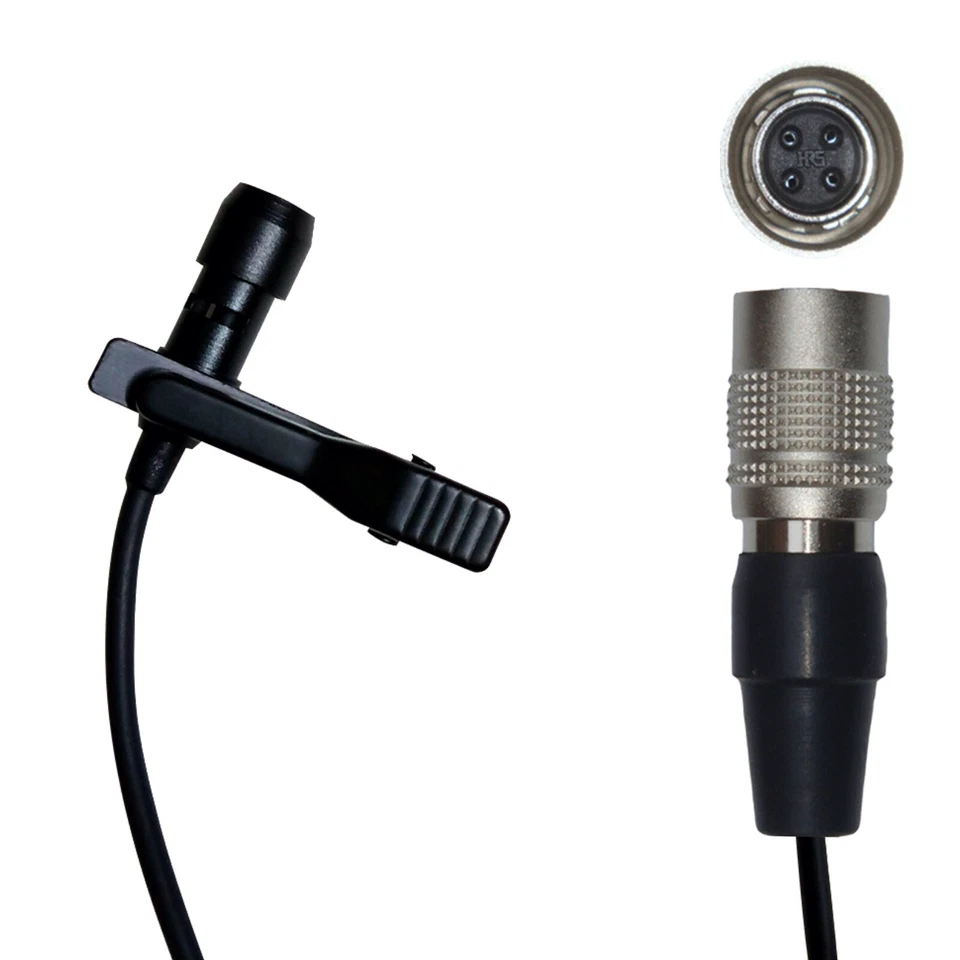 Audio Technica Lavaliere Microphone CW 4 Pin Hirose Unidirectional Cardioid - Image 3 of 4