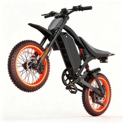 14inch Off-Road Electric Bike,  31 MPH 18Ah Battery Full Suspension ebike