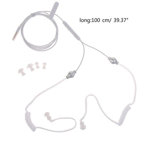 Auriculares de tubo de aire de 3,5 mm a prueba de radiación con protección contra la radiación - Imagen 8 de 8