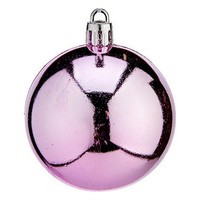 Weihnachtsbaumkugeln Krist+ Rosa Kunststoff Ø 6 Cm 24 StüCk