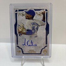 2015 Topps Supreme Miguel Castro RC Auto #SA-MC Blue Jays