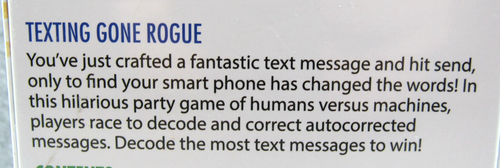Autocorrect SMS Gone Rogue ~ Decodifica Party Game 2+ Giocatori Età 12+ NUOVO! - Foto 5 di 7