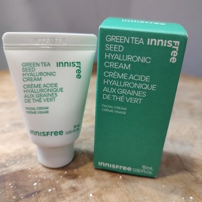 Innisfree Green Tea Seed Hyaluronic Cream Exp 7/2027 0.5oz New Sealed