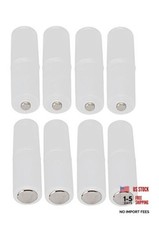  Pack of 8 AAA to AA Battery Adapter, AAA to AA Battery Converter Holder,