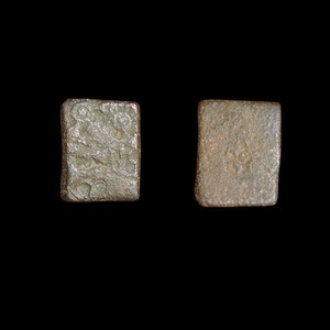 India⭐INDUS Valley Mayuriyan  Punch Copper⭐Ujjan Region Coin 300 BC Rare