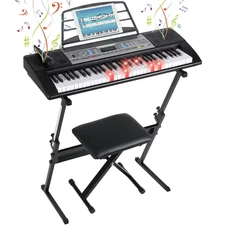 Keyboard Piano Digital Piano 61 Keys, Electric Piano Keyboard for Beginners, 300