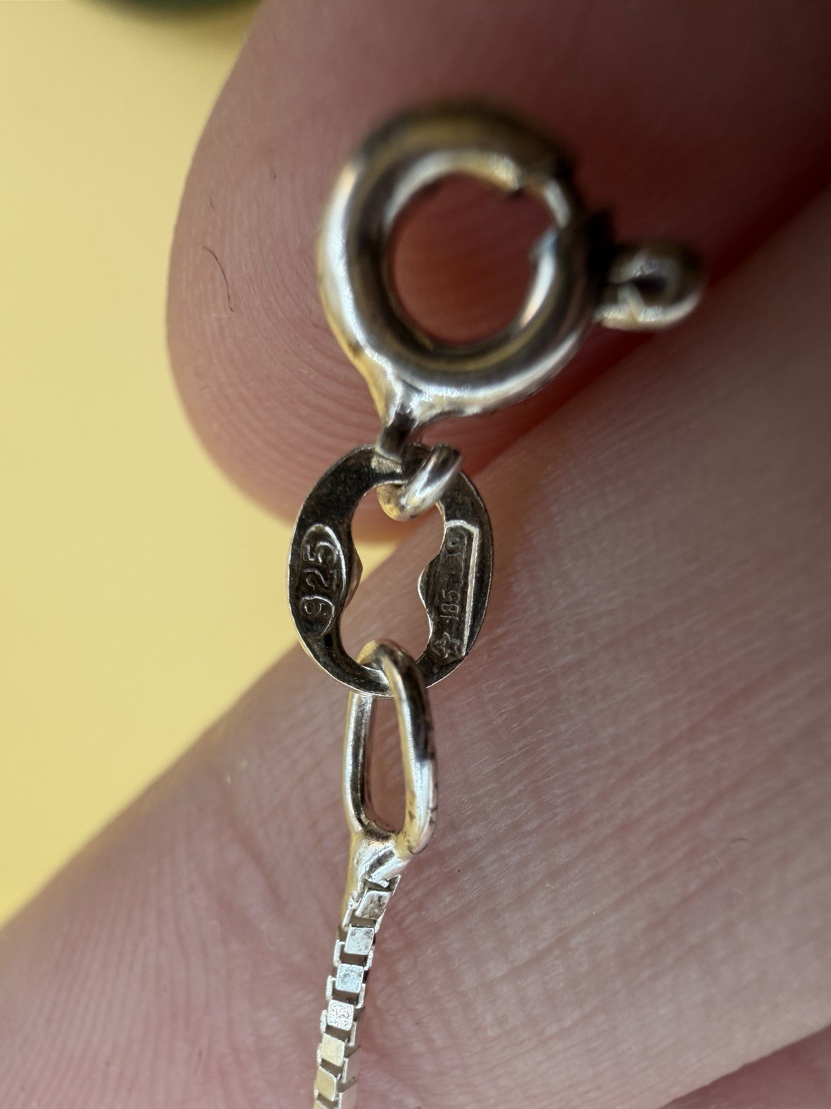 Sterling Silver Chain  Bracelet 18 cm with Pendant 21 cm#41 image 4