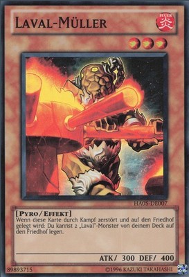 YuGiOh Laval-Müller HA05-DE007 Super Rare Neu unl.