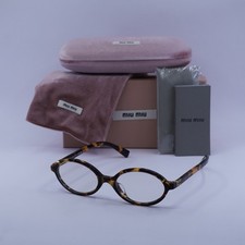 Miu Miu MU04ZSF VAU08N Honey Havana/Clear Blue Light Filter 50mm 50-18-140 Su...