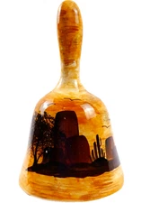 Vintage Wind Bell Sundance Creations Thora Southwestern Cactus Rock Formations