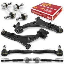 Control Arm & Sway Bar & Tie Rod Set for 2007-2014 Ford Edge 07-15 Lincoln MKX