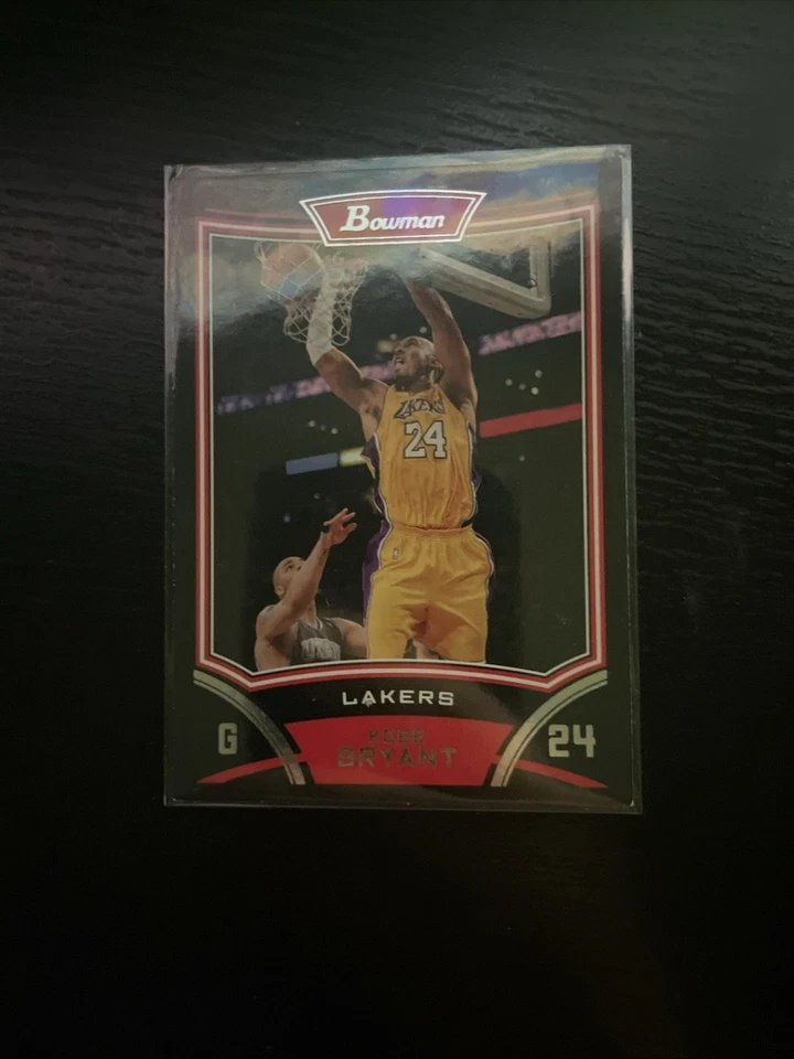 LOTE DE 7 TARJETAS Kobe Bryant ¡Gran inversión!! Bowman de cubierta superior de LA Lakers RARO Foto 4 de 4