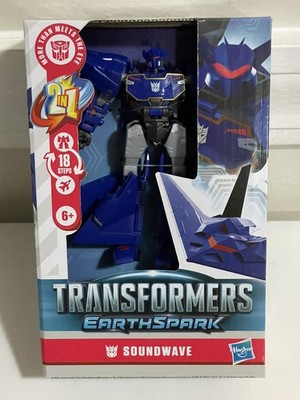  Transformers Earthspark Soundwave 2 in 1 Deluxe Class Figure - NEW IN BOX