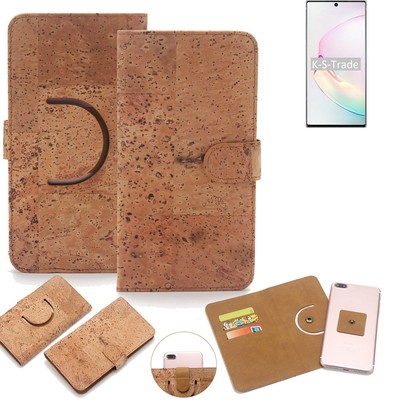 Schutz-Hülle für Samsung Galaxy Note10+ 5G Exynos Wallet-Case aus Kork Schutzh