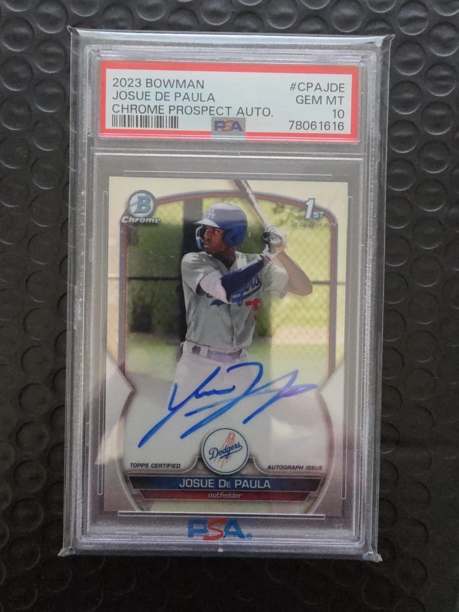 Bowman Los Angeles Dodgers Baseball Sports Autographed Trading