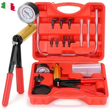 Kit Pompa A Vuoto Manuale Con Serbatoio Cambio Spurgo Freni Frizione Auto Moto