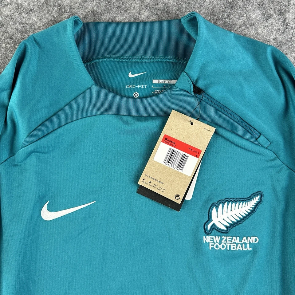 Women’s Nike New Zealand Dri-Fit Soccer Football Drill Top Jersey Size Large - Image 2 of 4