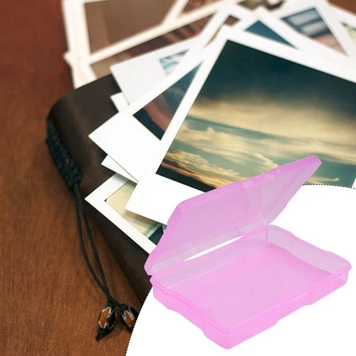 Photo Storage Box 6.625 x 4.75 x 1.25"" Loop Pattern Multi Neck