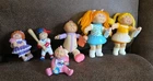 Lot of 6 Cabbage Patch Kids Mini Figures 1984