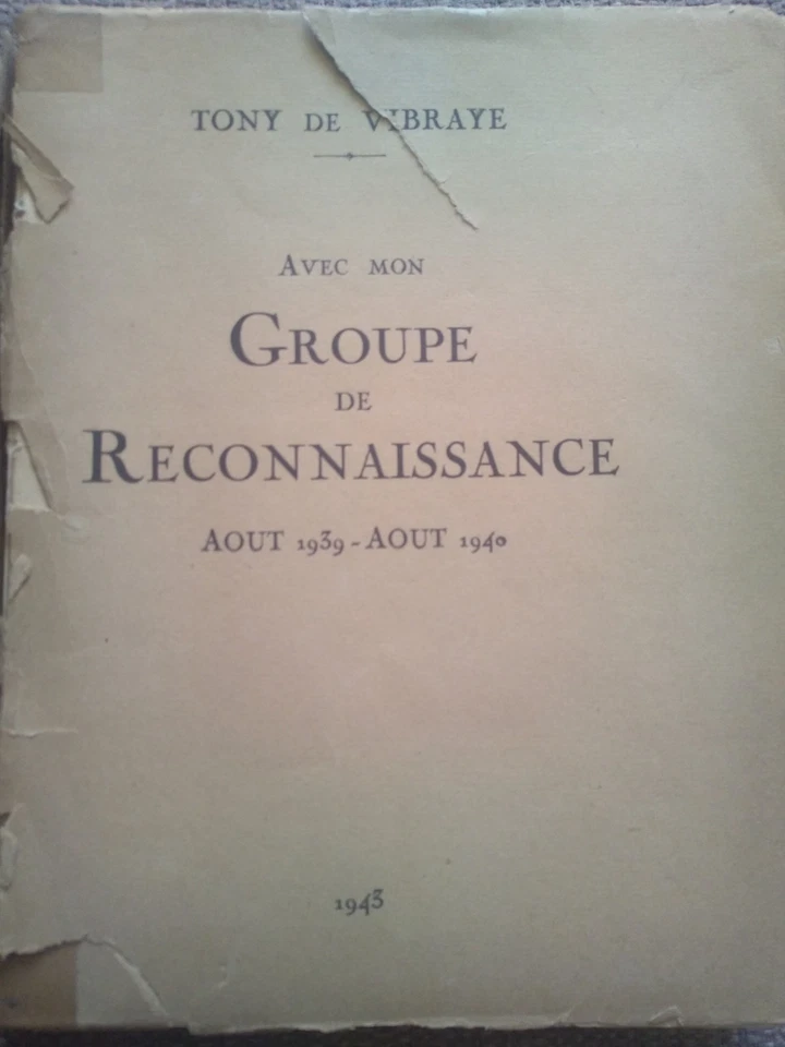 ancien livre groupe de reconnaissance - Photo 1/1
