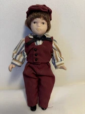 Vintage DeAgostini Porcelain Doll Dolls House Or Display