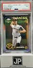 2024 TOPPS CHROME UPDATE PAUL SKENES REFRACTOR ROOKIE #USC88 CARD RC MINT PSA 9