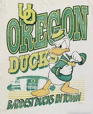 University Oregon Ducks Donald Hollister Shirt Size Large Football Basketball 
