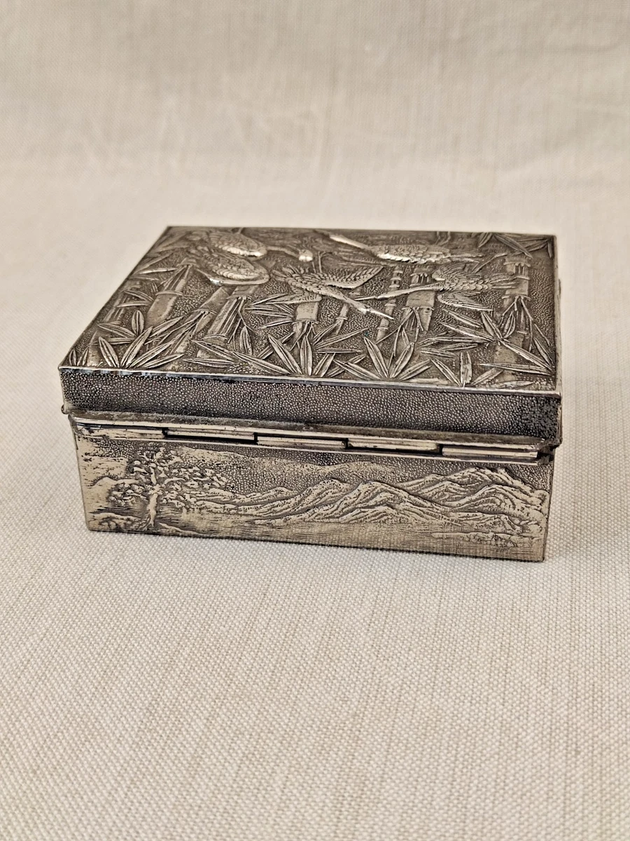 黄铜主要古董日本盒| eBay