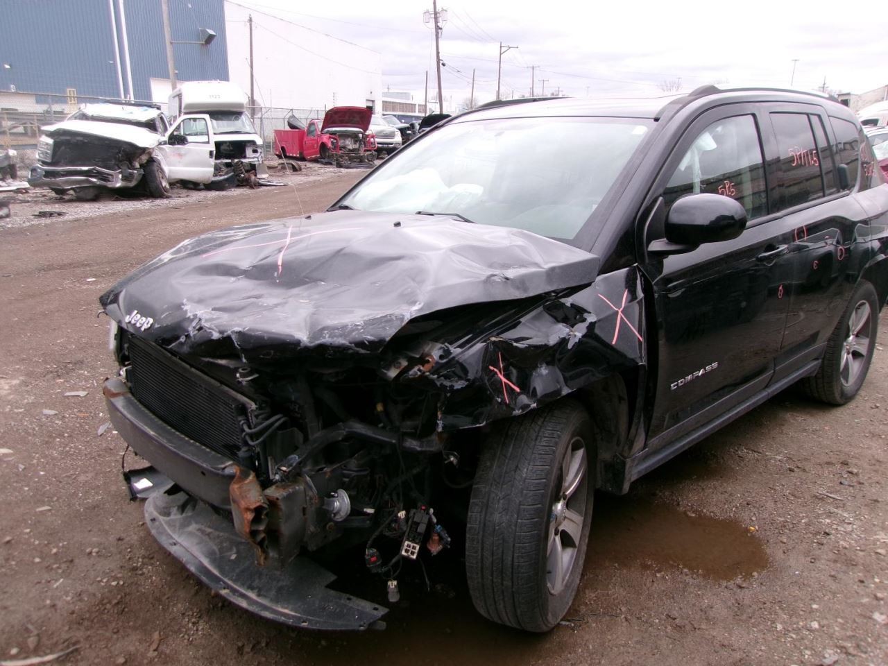 Air Cleaner Classic Style Vertical Rear Door Handle Fits 11-17 COMPASS 2069017