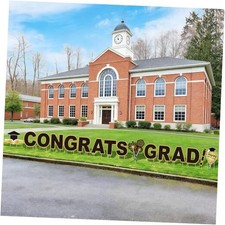 16 Pieces Congrats Grad Yard Signs 2026 Graduation Yard Sign Black Gold