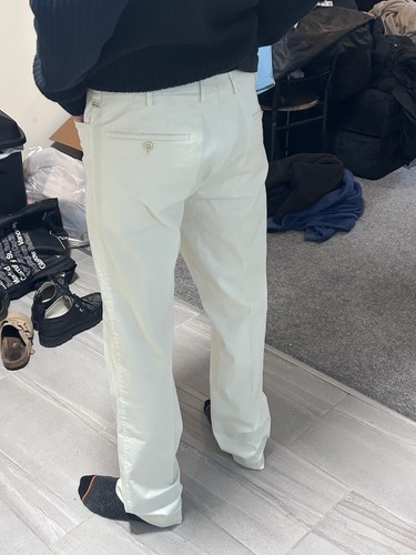 Archive 2007 PRADA White Tailored Trousers - IT 50 (UK 12/14) - 32" Waist - 第 16/16 張圖片