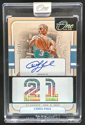 2024-25 Panini One and One Chris Paul One and One Stats Auto Autograph #/21