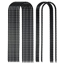 10"x2" Trampolines Wind Stakes Heavy Duty U Shape Galvanized Steel 24
