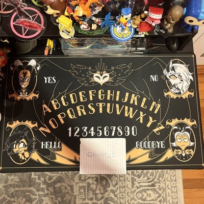 Rare Helluva Boss Ouija Board Playmat Out Of Print