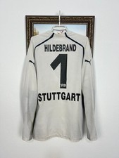 Camiseta de fútbol Stuttgart Portero 2004 Fútbol Puma #1 Hildebrand Jersey Talla L