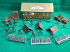 Vintage Marx Tin Litho U.S. Armed Forces Training Center & Accessories Lot