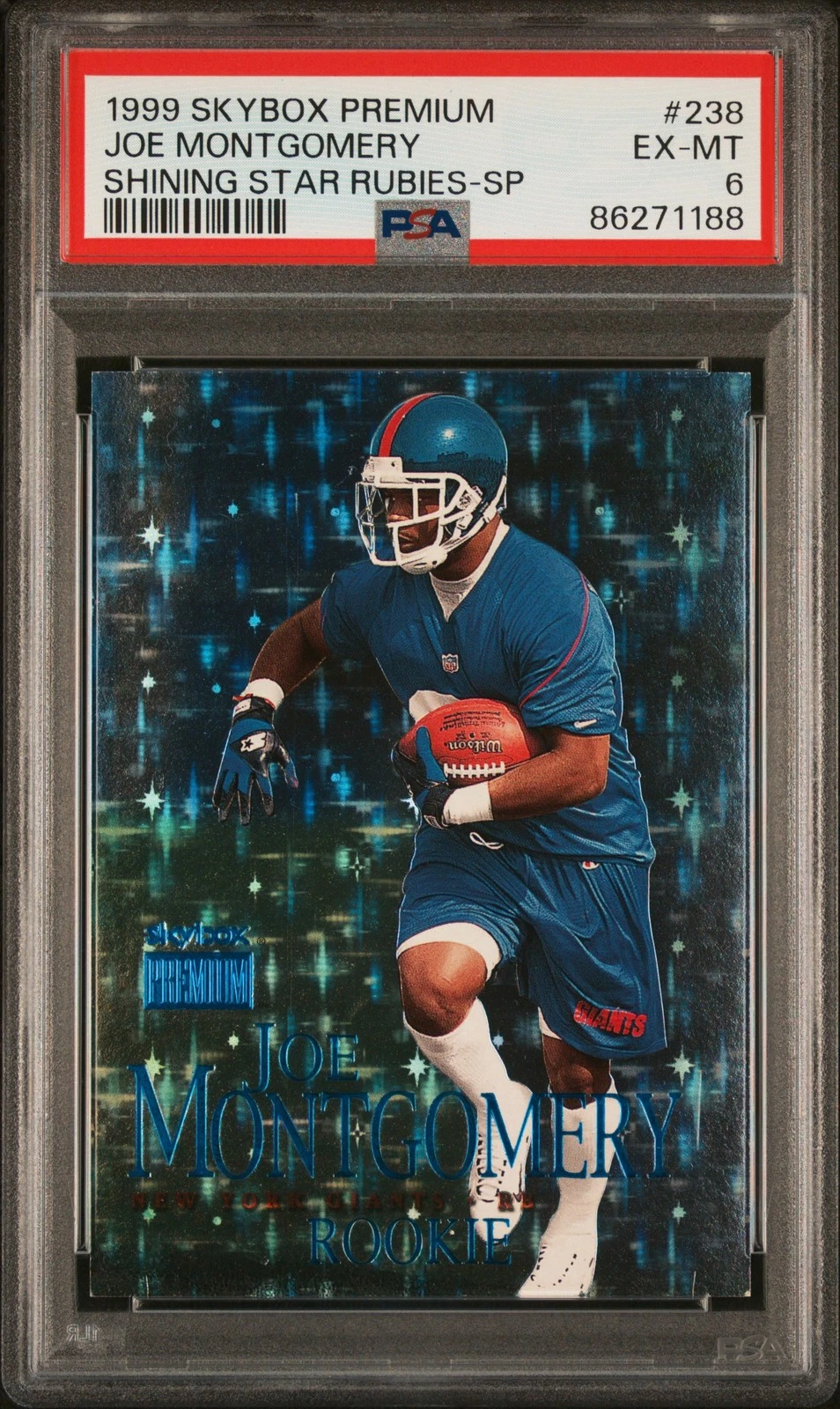 Joe Montgomery Skybox Premium #238 Shining Star Rubies-SP