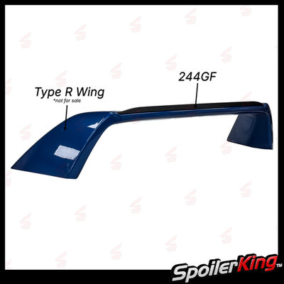 #ad Add on Gurney Flap Lip Spoiler for Type R Wing Fits Acura RSX Integra DC5 244GF $94.05