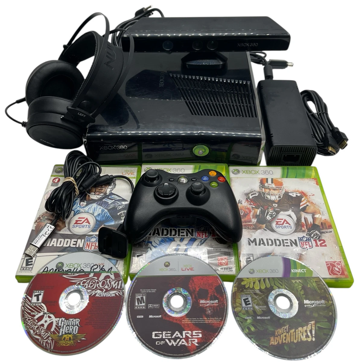 Lot Xbox 360 Avec Kinect + 24 Jeux – Console Occasion Complète