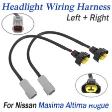 For Nissan Maxima Altima Rogue Headlight HID To Halogen Conversion Wire Harness