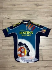 Vintage Festina Watches Cycling Bike Racing Jersey size 5