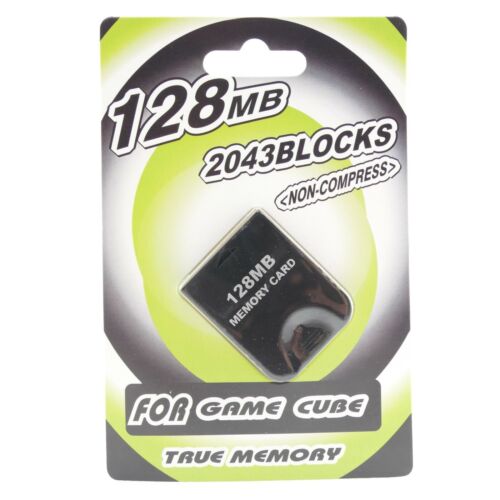 Memory Card 128 MB 2043 Blocks Speicherkarte Karte - Nintendo GameCube (NEU) 🆕✅ - Bild 1 von 6