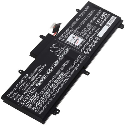 Akku kompatibel mit Asus Typ C41N1837 15,4V 4800mAh/73,9Wh Li-Polymer Schwarz