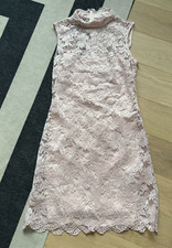 Hope & Harlow Light Blush Pink Lace Cocktail Sheath Dress US8 (RTP $128)