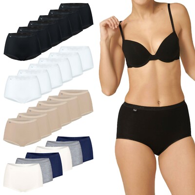 6 Damen Maxi Slips von SLOGGI Serie Basic+