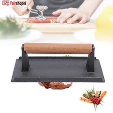Commercial Grill Press Steak Cooking Food Egg Ring Weight Flat Iron Burger Bacon